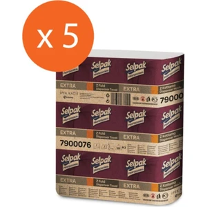 Extra Z Katlama Dispenser Havlu 200'LÜ 5 Paket