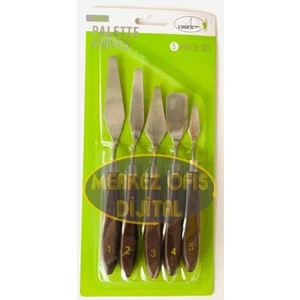 Sanatsal Metal Spatula 5'li Set Mo