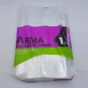 EKS Ticaret Arma Bakliyat Poşeti 5'lik 30 cm x 52 cm 1 kg (Bakkaliye Torbası)