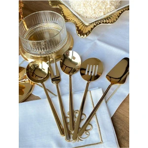 Allegra Gold 5 Parça Sosluk Kepçe Seti