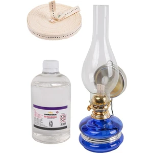 Klasik Gaz Lambası + 500 ml Kandil Yakıtı + 1 mt Fitil Gaz Lambası Seti Sözen Gaz Lambası