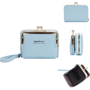 Kadın Fermuarlı Bozuk Para Cüzdanı Akordeon Kartlıklı Mini Clutch (Yurt Dışından)