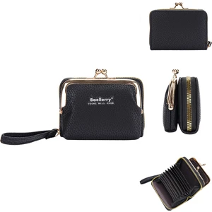 Kadın Fermuarlı Bozuk Para Cüzdanı Akordeon Kartlıklı Mini Clutch (Yurt Dışından)