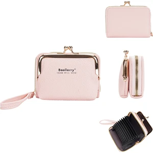 Kadın Fermuarlı Bozuk Para Cüzdanı Akordeon Kartlıklı Mini Clutch (Yurt Dışından)