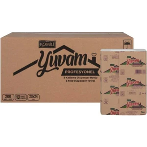 Yuvam Z Katlama Havlu Peçete 12X150 Yaprak Z Katlama