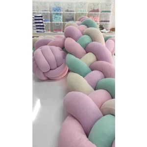 Meleğin Işıklı Topları Örgü Korumalık 420 cm 4Lü Örgü