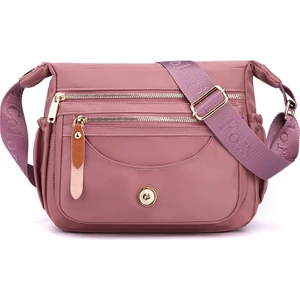 Love Home Çok Katmanlı Omuz Çantası Büyük Kapasiteli Su Geçirmez Naylon Crossbody Çanta Kadın Gündelik Cep Telefonu Sırt Çantası (Yurt Dışından)
