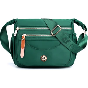 Love Home Çok Katmanlı Omuz Çantası Büyük Kapasiteli Su Geçirmez Naylon Crossbody Çanta Kadın Gündelik Cep Telefonu Sırt Çantası (Yurt Dışından)