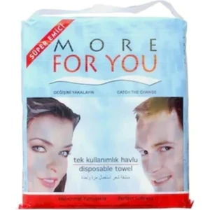 More For You Tek Kullanımlık Havlu 100 Ade