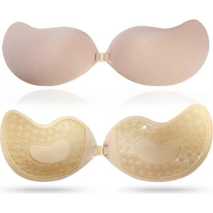 Mor Salkım Home Dekolte Kıy  Için Göğüs Silikon Kaldırma Pedli Bant Kendinden Yapışkanlı L Beden