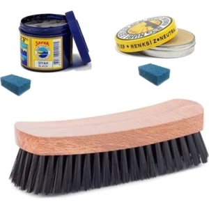 Nuri Leflef Ayakkabı Boya ve Cila Seti [ Siyah )