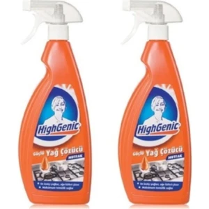 Highgenic Güçlü Yağ Çözücü Sprey 1000 ml x 2 Adet
