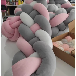 Meleğin Işıklı Topları Örgü Korumalık 360 cm 4Lü Örgü