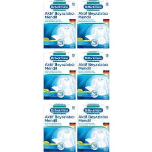 Dr. Beckmann Aktif Beyazlatıcı Mendil 15 'li x 6 Adet