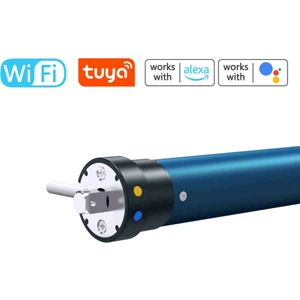 Tuya Wifi Akıllı Stor Perde Motoru ( 220 V ) Elektronik Limit, Yüzdesel Kontrol, Rf Kumanda Opsiyonu, Google Asistan Amazon Alexa Sesli Kontrol
