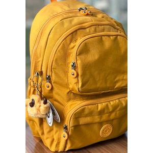 Nemo Bags Koyu Sarı Sırt Çantası Okul Çantası Laptop ve Seyahat Çantası Su Geçirmez Spor Çanta
