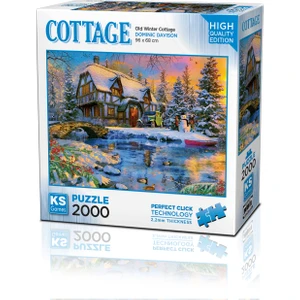 KS Games Old Winter Cottage 2000 Parça Puzzle