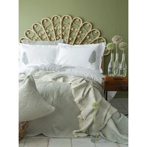 Apricitas Home Foglia Timeless Prime Çift Kişilik Nevresim Takımlı Yatak Örtüsü Battaniye 3lü Set