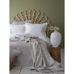 Apricitas Home Foglia Timeless Prime Çift Kişilik Nevresim Takımlı Yatak Örtüsü Battaniye 3lü Set