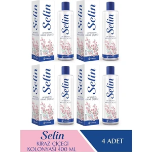 Parfümlü Kolonya Kiraz Çiçeği 400 ml - 4'Lü Set