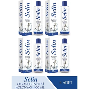 Parfümlü Kolonya Okyanus Esintisi 400 Ml 4'Lü Set