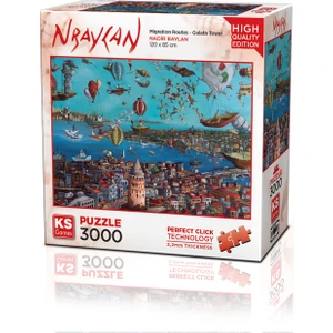 KS Games Migration Routes - Galata Tower 3000 Parça Puzzle