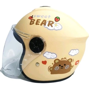Mdsj Çocuk Motosiklet Kask (Yurt Dışından)