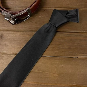 Erkek Saten Kravat ve Mendil Set Erkek Kravat