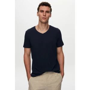 D'S Damat Regular Fit Lacivert %100 Pamuk T-Shirt 4HC141996756M