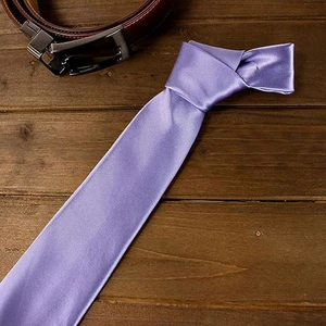 Erkek Saten Kravat ve Mendil Set Erkek Kravat