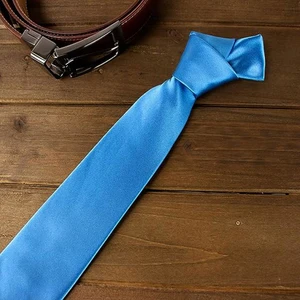 Erkek Saten Kravat ve Mendil Set Erkek Kravat