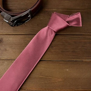 Erkek Saten Kravat ve Mendil Set Erkek Kravat