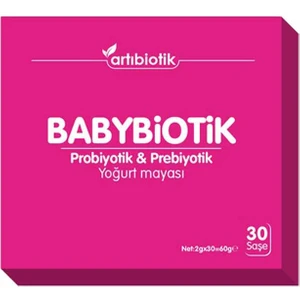 Doğadan Bizim Artıbiotik Babybiotik Probiyotik & Prebiyotik Yoğurt Mayası 30 Saşe
