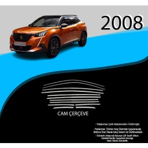 Drs Tuning Peugeot 2008 Krom Cam Çerçevesi 12 Parça