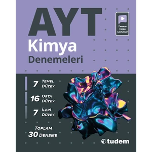 Tudem Yayınları AYT Kimya Denemeleri