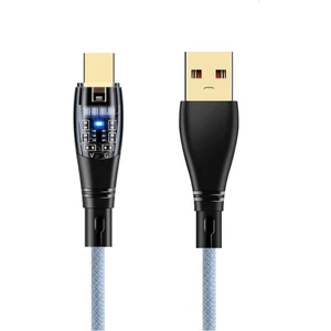 6A 120W Usba To Type-C 1metre Hızlı Data ve Şarj Kablosu Mavi Ömür Boyu Garanti YK234M