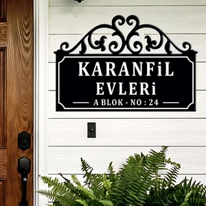 Zafrak Reklam Villa Apartman Tabelası Villa Alüminyum 40X60 cm
