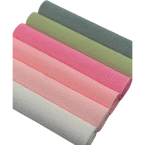 Roco Paper Co. Roco Paper Italyan Krapon Kağıdı Set Gently – 180 gr - 25X125 cm 6'lı Paket - %260 Esneme Özelliği