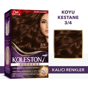 Wella Koleston Supreme Kit 3/4 Koyu Kestane