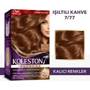 Wella Koleston Supreme Kit 7/77 Işıltılı Kahve