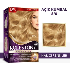 Wella Koleston Supreme Kit 8/0 Açık Kumral
