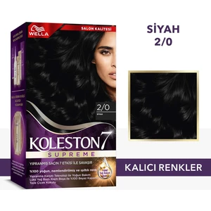 Wella Koleston Supreme Kit 2/0 Siyah