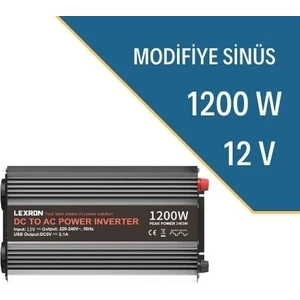 1200W-12V Modifiye Inverter Lexron