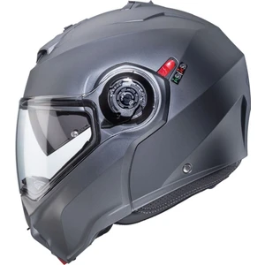 Duke Evo Mat Gun Metal Motosiklet Çene Açılır Kask
