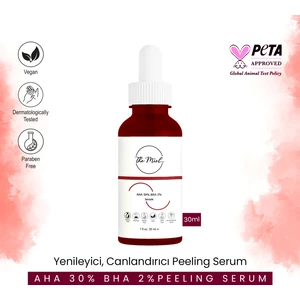 The Miel Aha 30% Bha 2% Canlandırıcı Kırmızı Peeling Cilt Bakım Serumu