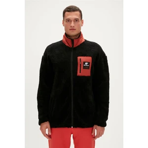 Bad Bear Ryan Plush Full-Zip Siyah Erkek Sweatshirt