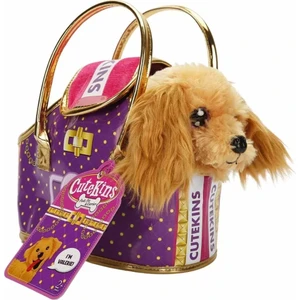 Cutekins Taşıma Çantalı Peluş Köpek