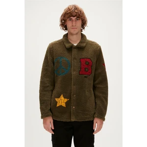 Bad Bear Freedom Plush Haki Erkek Sweatshirt