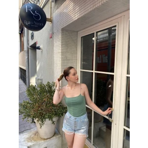 Ip Askılı Basic Bluz