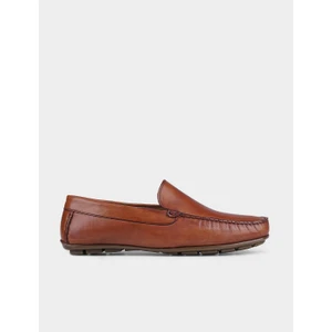 Deri Taba Erkek Loafer